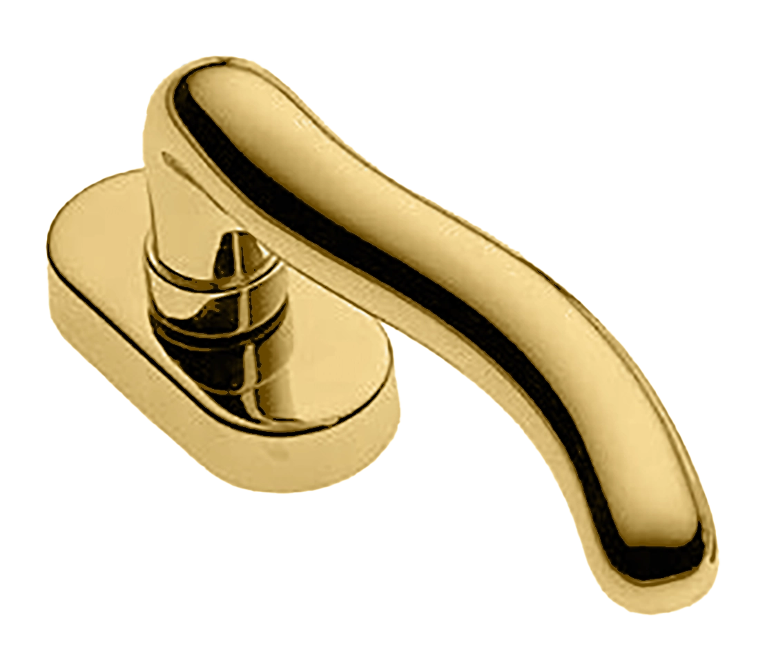 Ручка оконная SNAKE W1 OTL, цвет - золото фото купить Тверь