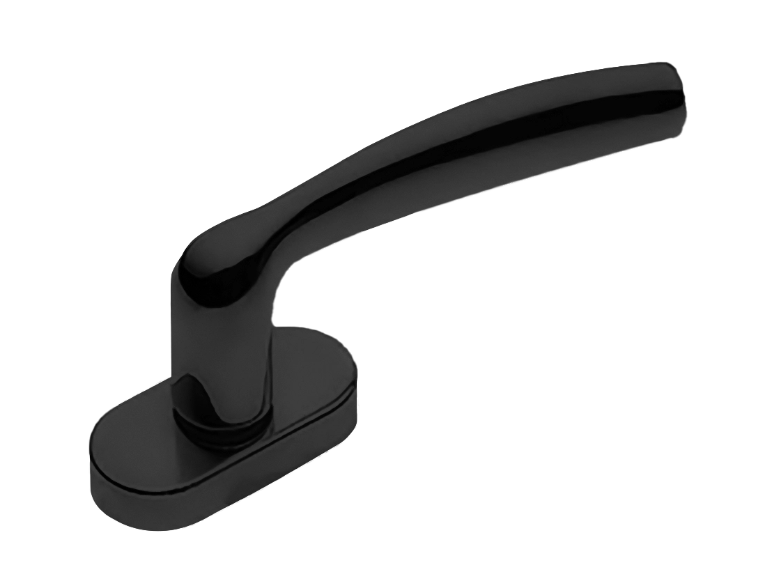 Ручка оконная VENERA W1 NERO, цвет - черный фото купить Тверь