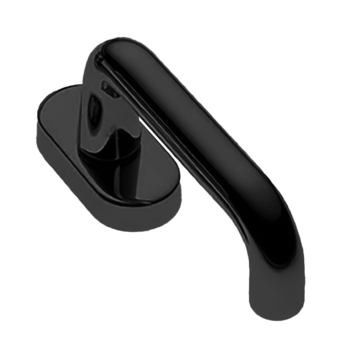 Ручка оконная IRIS W1 NERO, цвет - черный фото купить Тверь