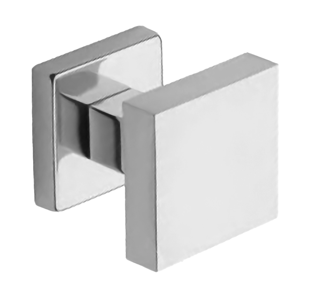 Поворотный кноб ART.QU30 CRO на квадратной розетке с накладкой, цвет - хром фото купить Тверь