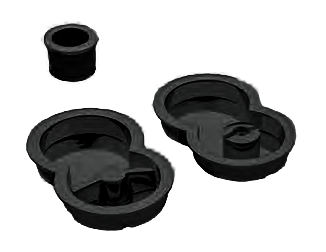 Комплект ручек INFINITY ART.85/A NERO с заверткой для раздвижной двери с торцевой ручкой, цвет - черный фото купить Тверь