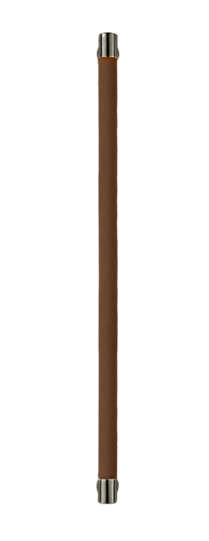 Ручка-скоба HIDE LEATHER PH/A ANT/TESTA DI MORO, цвет - антрацит/темно-коричневый фото купить Тверь