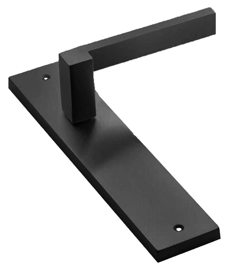 STONE PL NERO, ручка на планке, цвет - черный фото купить в Твери