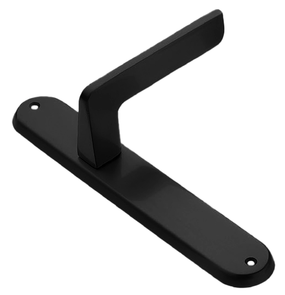 Ручка дверная на планке ROCK PL NERO, цвет черный, латунь фото купить в Твери