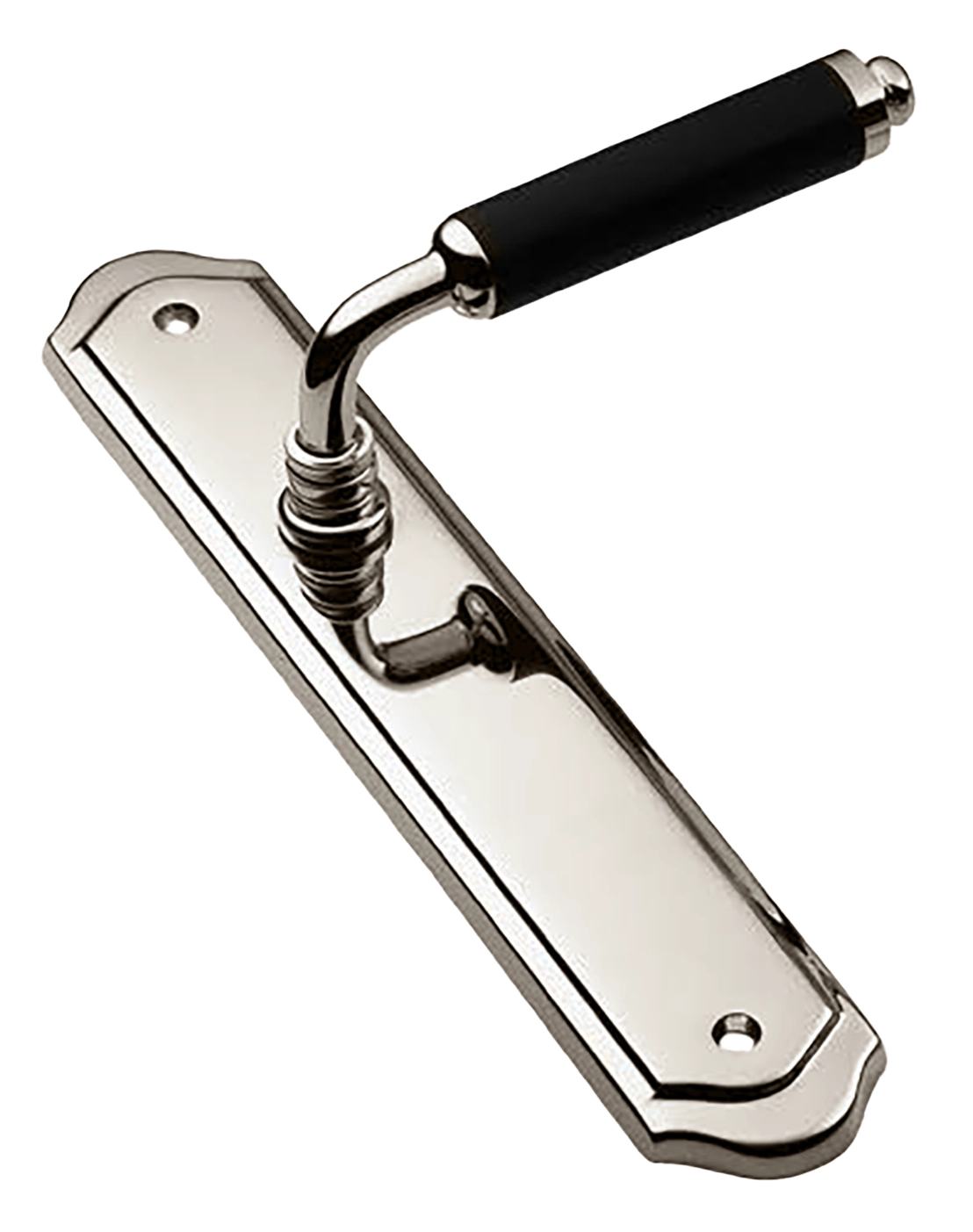 Ручка дверная на планке RIVA PL NIK, цвет никель, латунь фото купить в Твери