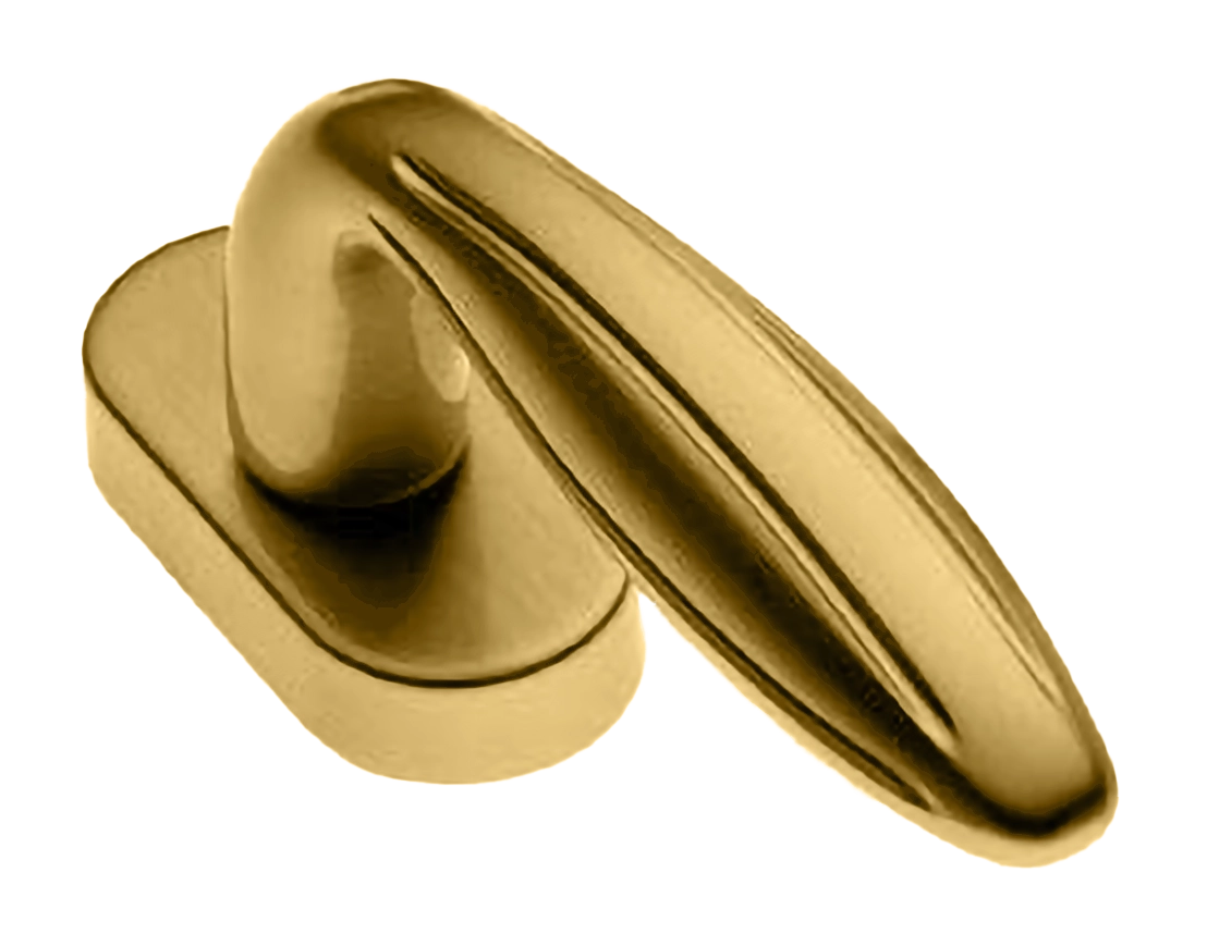 Ручка оконная BUD W1 OSA, цвет - матовое золото фото купить в Твери