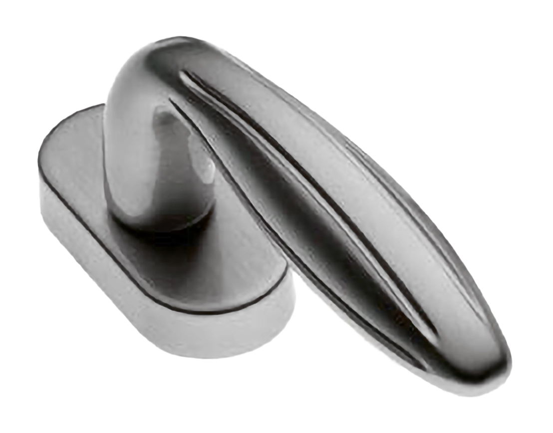 Ручка оконная BUD W1 CSA, цвет - матовый хром фото купить в Твери