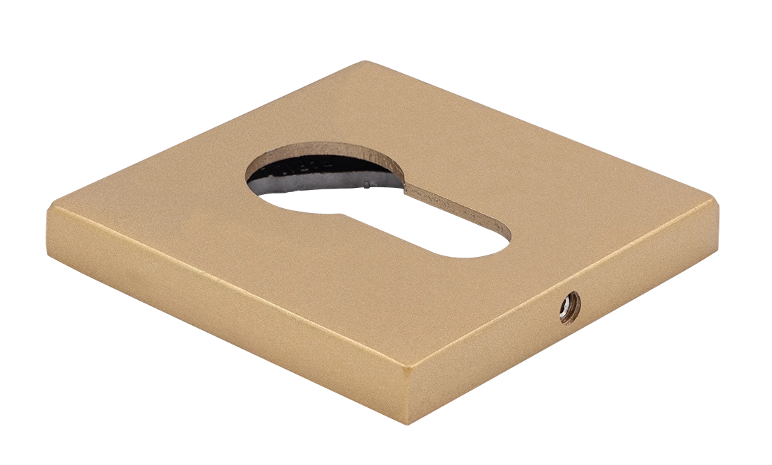 Накладка на замок MH-KH-S6 FTG под евроцилиндр, цвет матовое итальянское золото фото купить Тверь