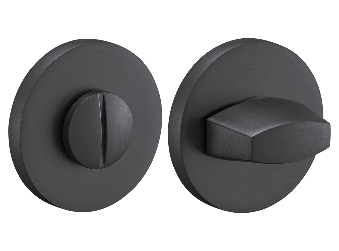 Завертка сантехническая MH-WC-R6 GR на круглой розетке, цвет графит, ЦАМ фото купить Тверь