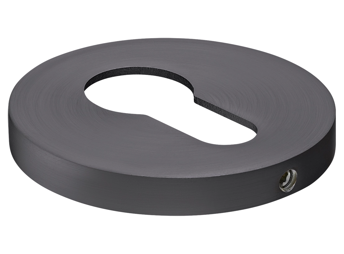 Накладка на замок MH-KH-R6 GR на круглой розетке, цвет матовый графит фото купить Тверь