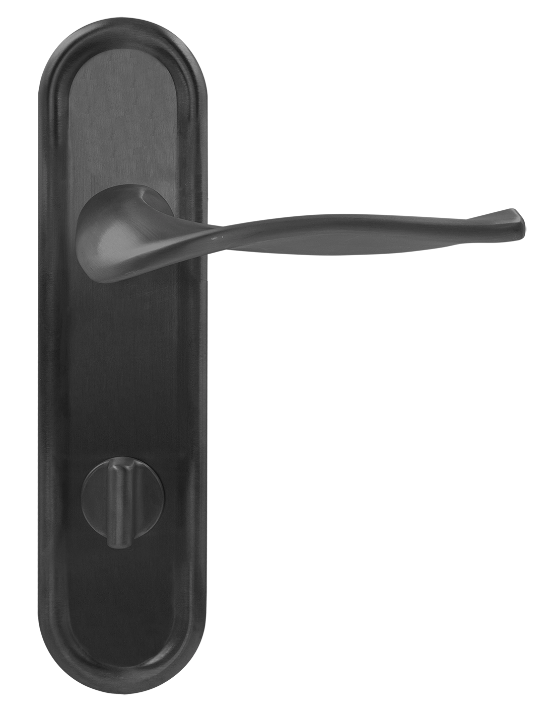 Ручка дверная SKYSCRAPER PLR WC SST на планке под сантехническую завертку, цвет Летняя гроза/Summer Storm фото купить в Твери