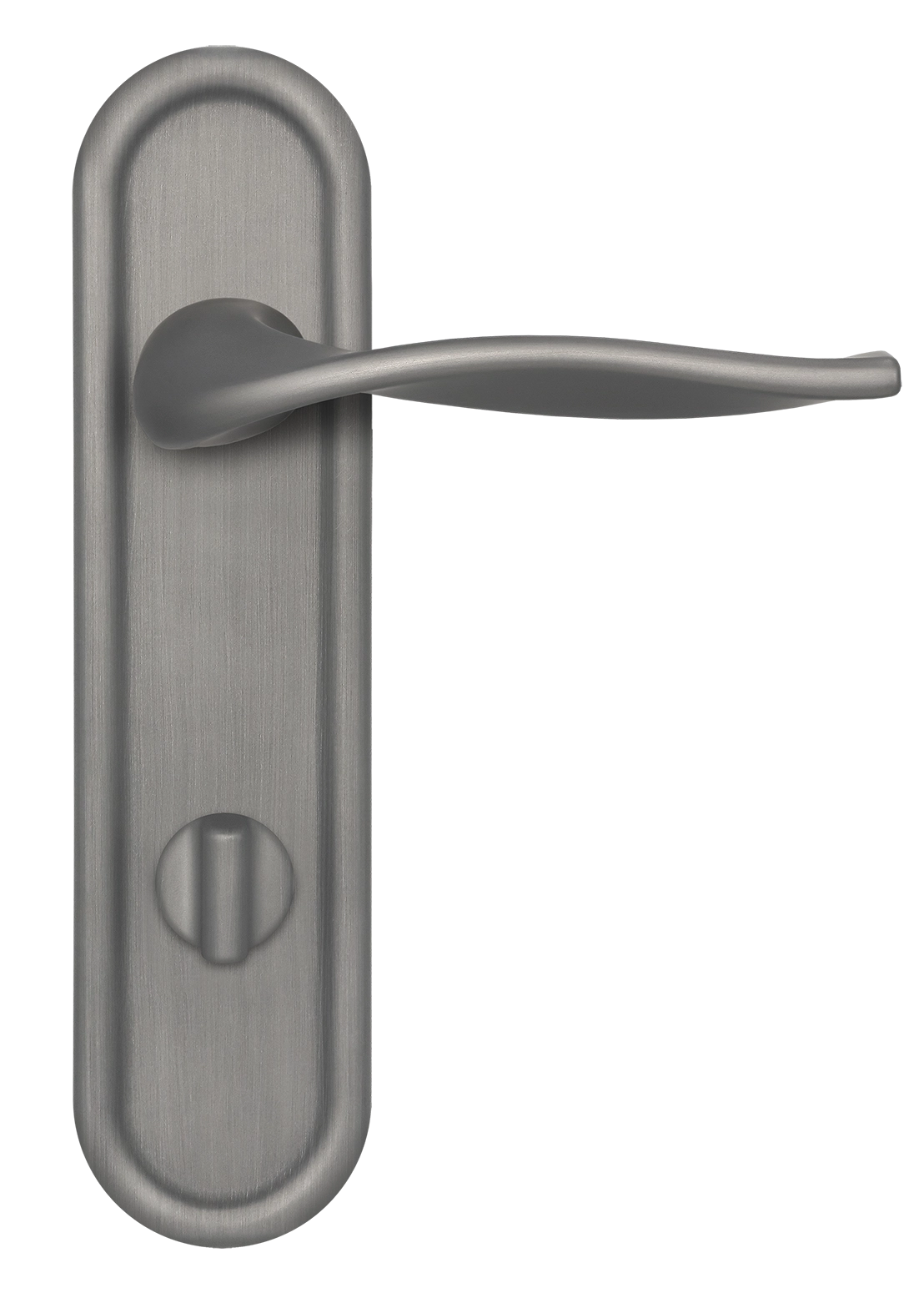 Ручка дверная SKYSCRAPER PLR WC WF на планке под сантехническую завертку, цвет Зимняя стужа/Winter Frost фото купить в Твери