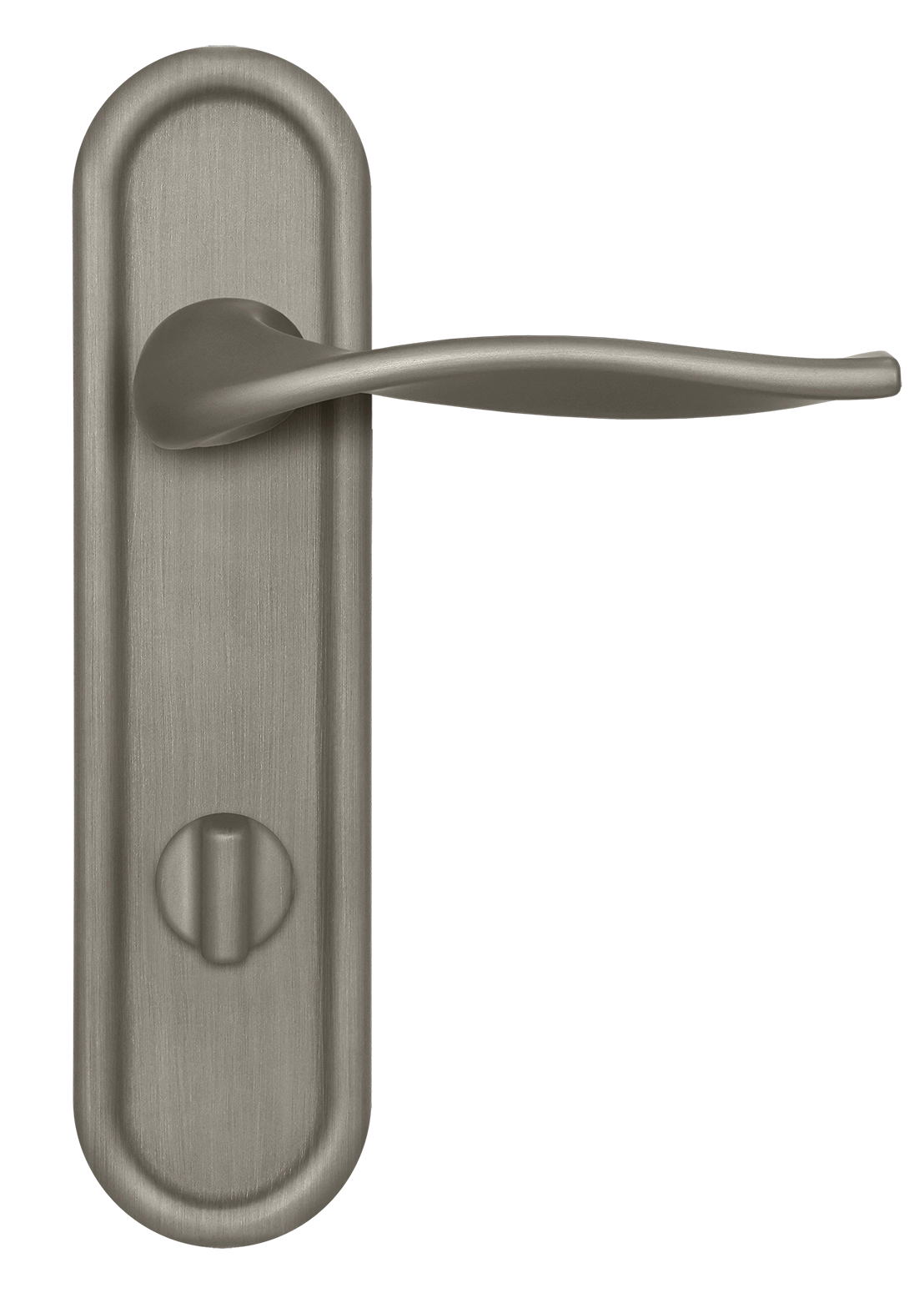 Ручка дверная SKYSCRAPER PLR WC SMI на планке под сантехническую завертку, цвет Весенняя дымка/Spring Mist фото купить в Твери