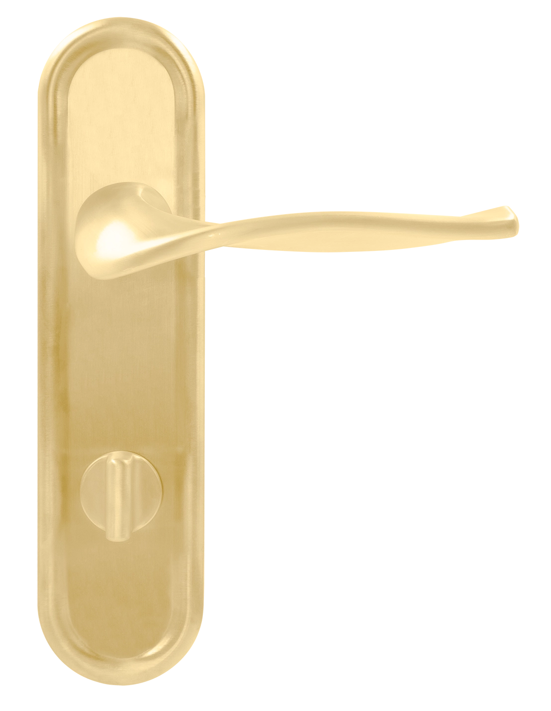 Ручка дверная SKYSCRAPER PLR WC AH на планке под сантехническую завертку, цвет Осенний мёд/Autumn Honey фото купить в Твери