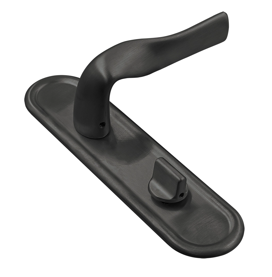 Ручка дверная LVB PLR WC SST на планке под сантехническую завертку