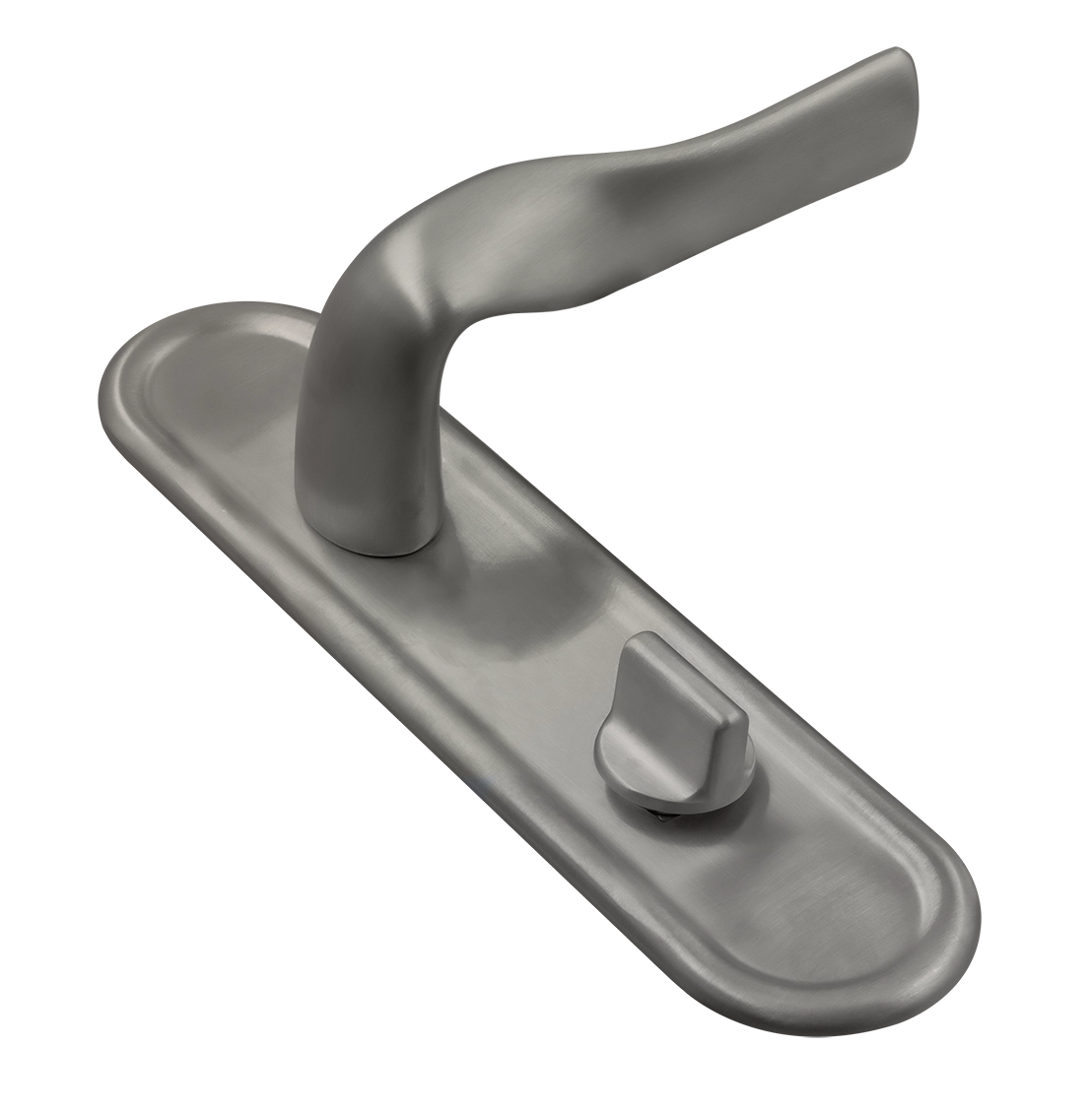 Ручка дверная LVB PLR WC WF на планке под сантехническую завертку, цвет Зимняя стужа/Winter Frost фото купить Тверь