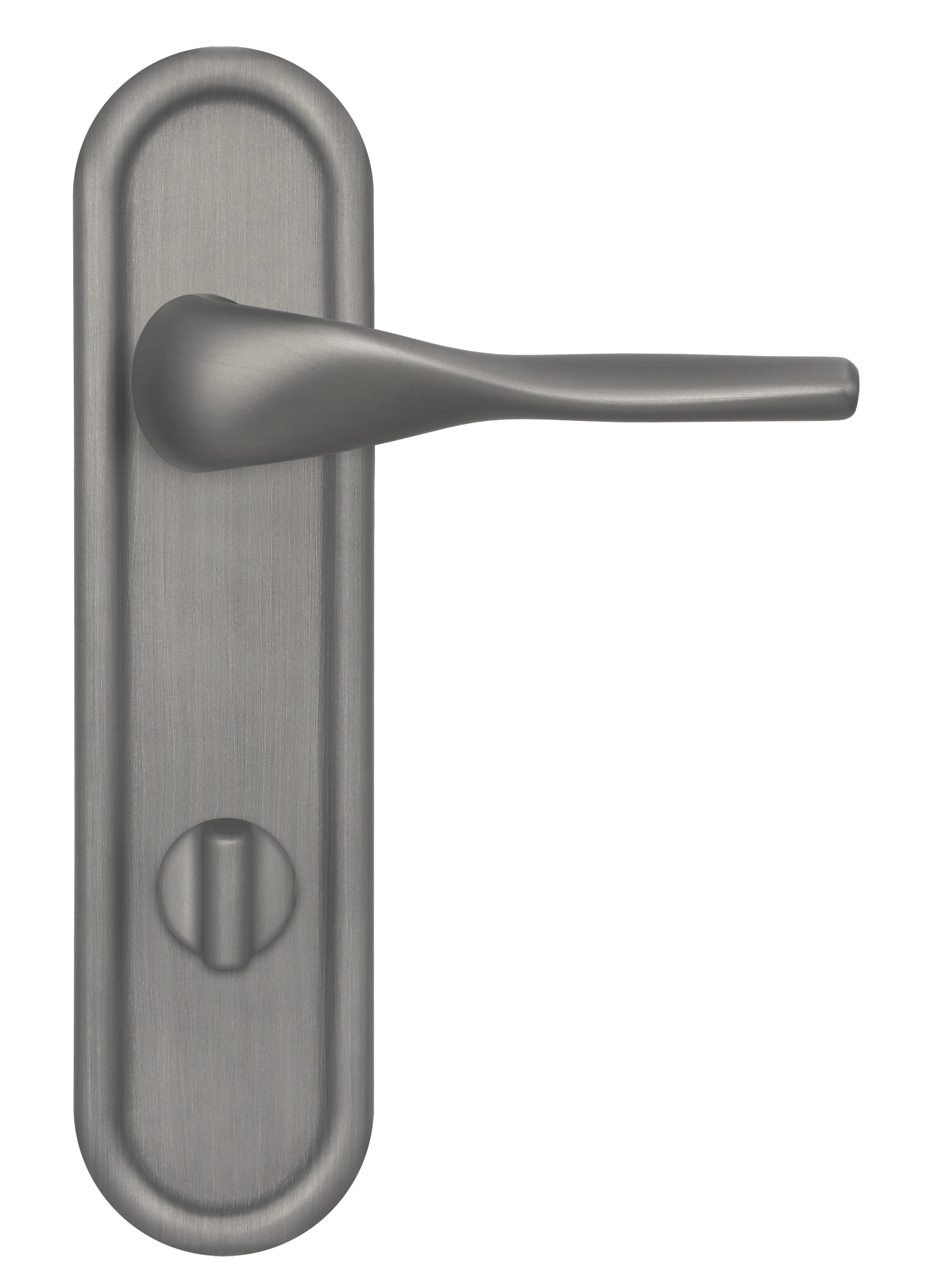 Ручка дверная LVB PLR WC WF на планке под сантехническую завертку, цвет Зимняя стужа/Winter Frost фото купить в Твери