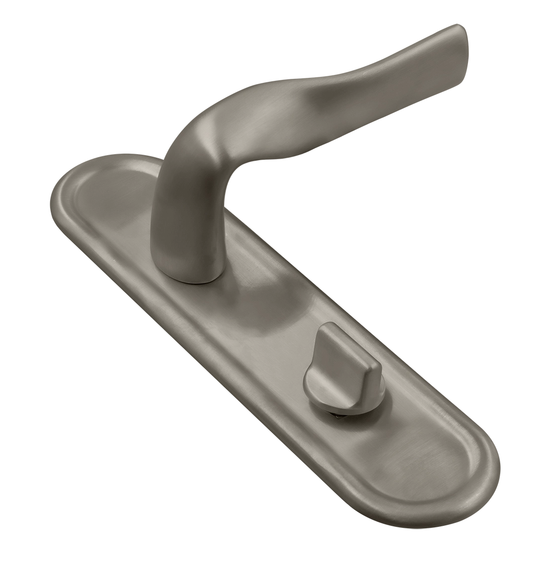 Ручка дверная LVB PLR WC SMI на планке под сантехническую завертку, цвет Весенняя дымка/Spring Mist фото купить Тверь