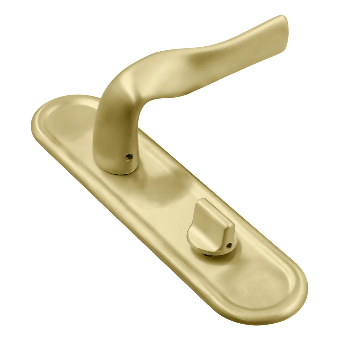 Ручка дверная LVB PLR WC AH на планке под сантехническую завертку, цвет Осенний мёд/Autumn Honey фото купить Тверь