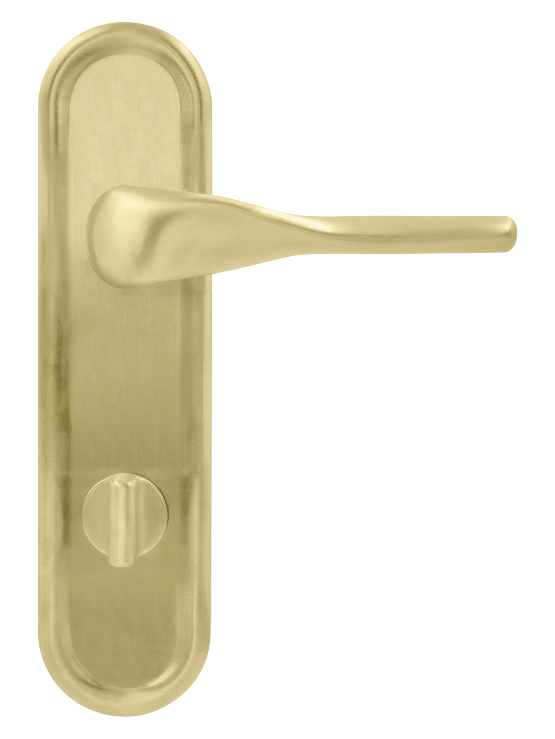 Ручка дверная LVB PLR WC AH на планке под сантехническую завертку, цвет Осенний мёд/Autumn Honey фото купить в Твери