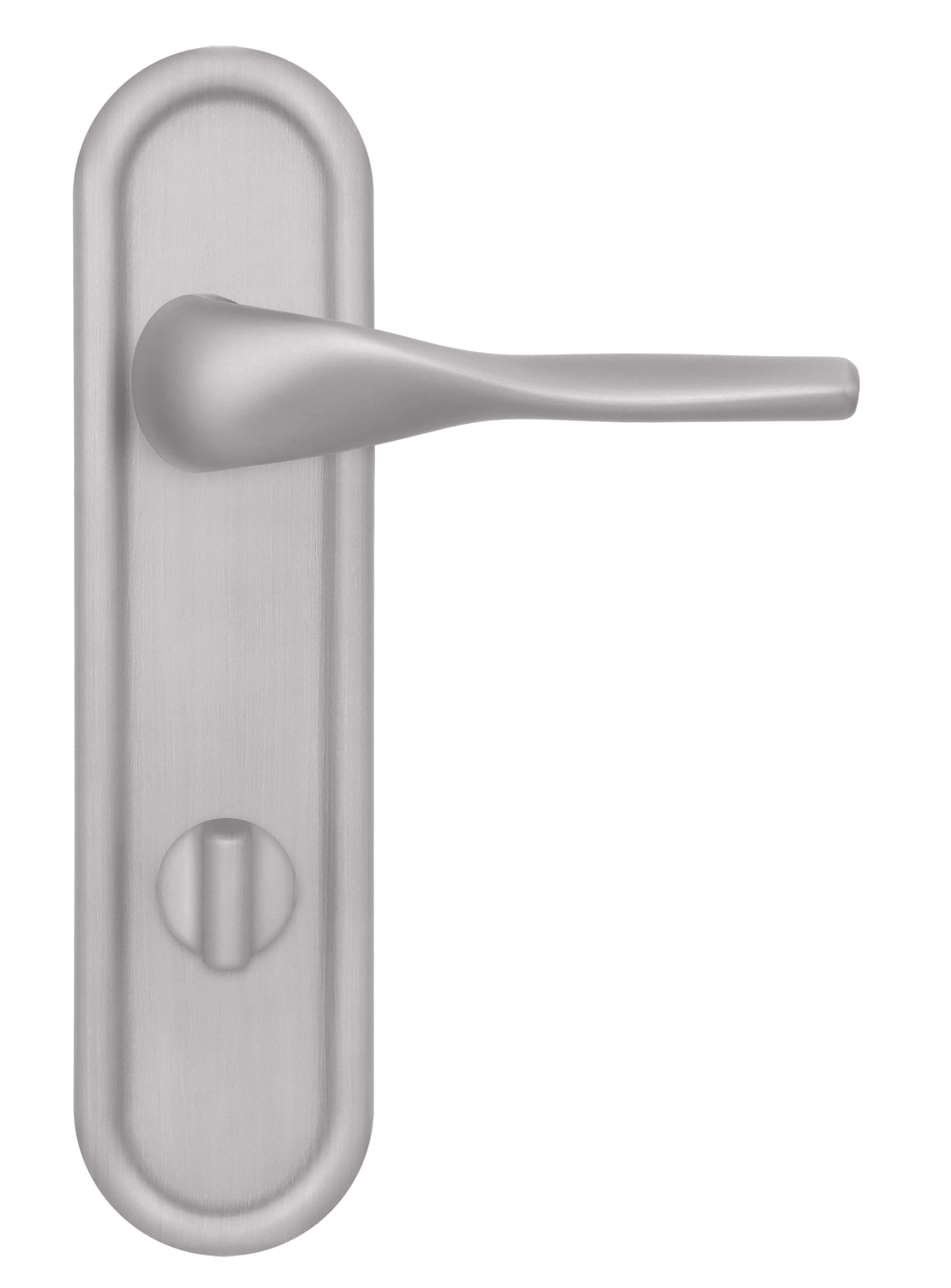 Ручка дверная LVB PLR WC SSW на планке под сантехническую завертку, цвет Стокгольмский снегопад/Stockholm Snowfall фото купить в Твери