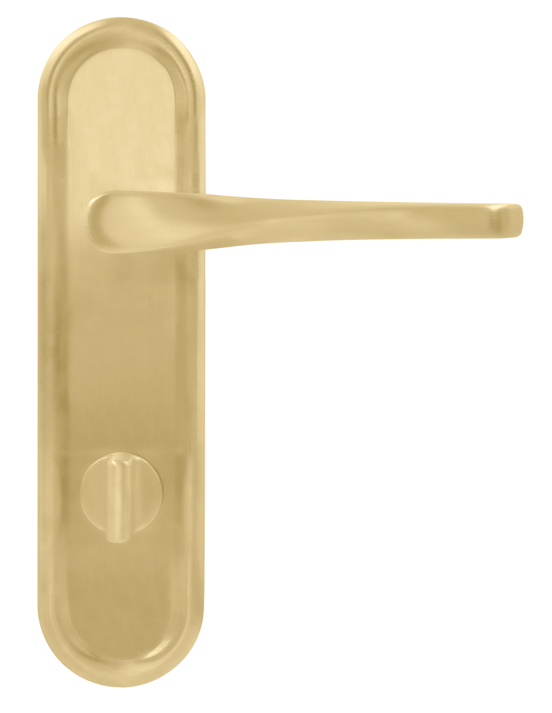 Ручка дверная THE OLYMPICS PLR WC AH на планке под сантехническую завертку, цвет Осенний мёд/Autumn Honey фото купить в Твери