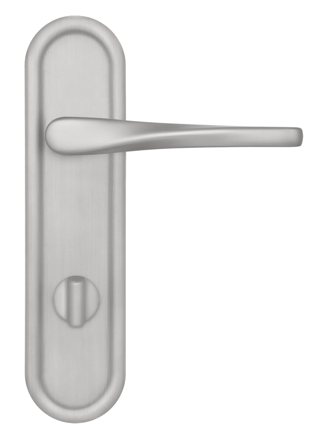 Ручка дверная THE OLYMPICS PLR WC SSW на планке под сантехническую завертку, цвет Стокгольмский снегопад/Stockholm Snowfall фото купить в Твери