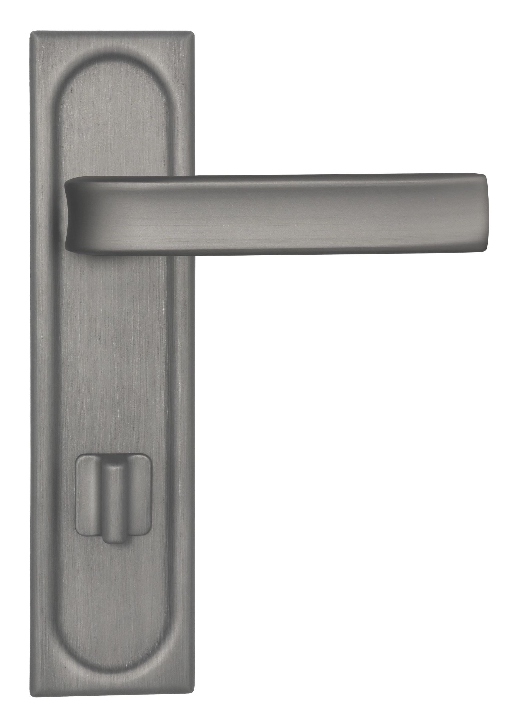 Ручка дверная THE BUS STATION PLS WC WF на планке под сантехническую завертку, цвет Зимняя стужа/Winter Frost фото купить в Твери