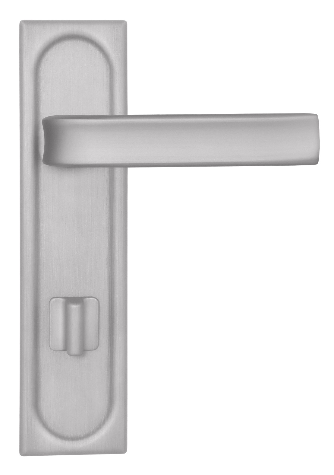 Ручка дверная THE BUS STATION PLS WC SSW на планке под сантехническую завертку, цвет Стокгольмский снегопад/Stockholm Snowfall фото купить в Твери