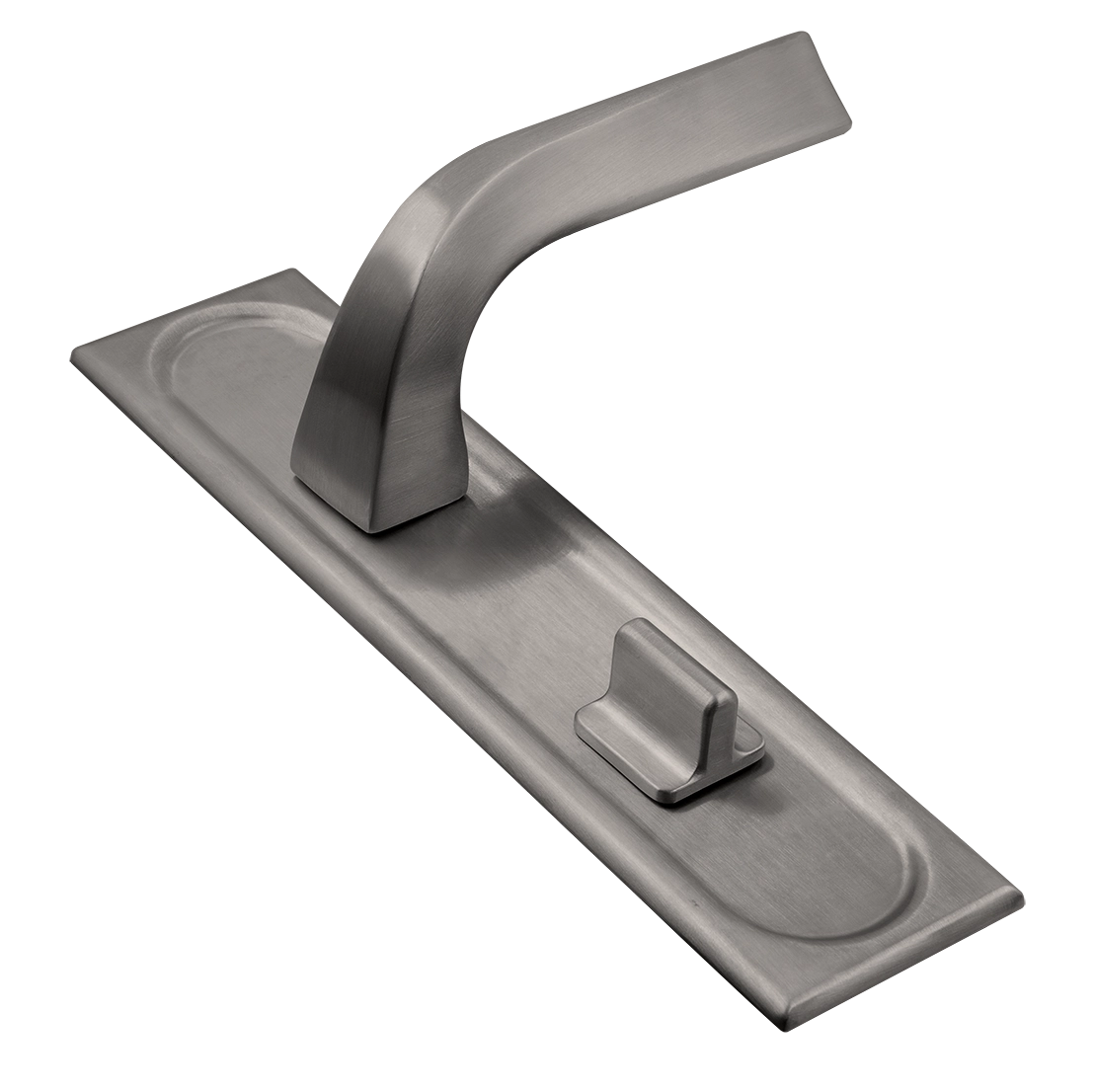 Ручка дверная WD CONCERT HALL PLS WC WF на планке под сантехническую завертку, цвет Зимняя стужа/Winter Frost фото купить Тверь