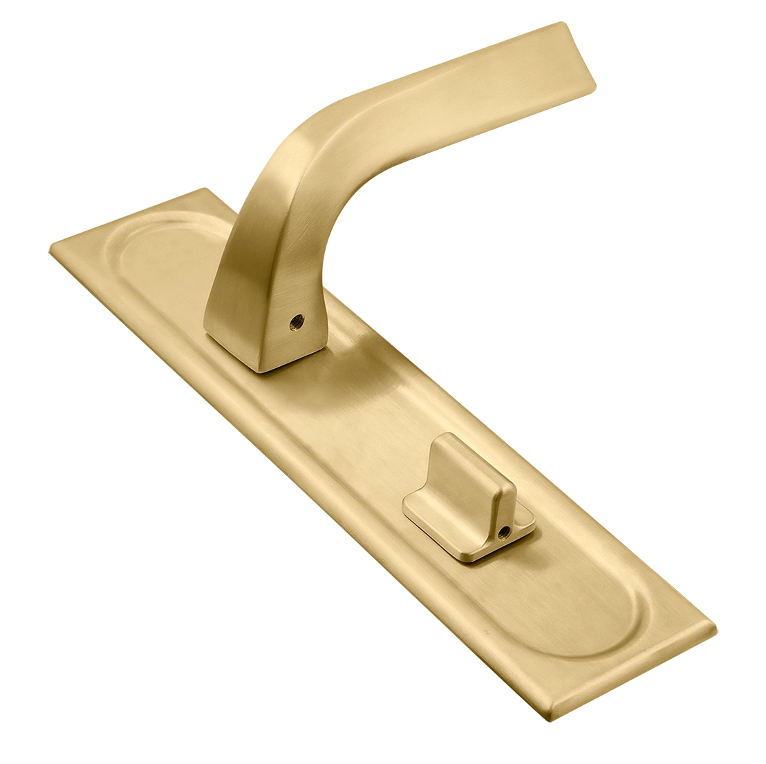 Ручка дверная WD CONCERT HALL PLS WC AH на планке под сантехническую завертку, цвет Осенний мёд/Autumn Honey фото купить Тверь