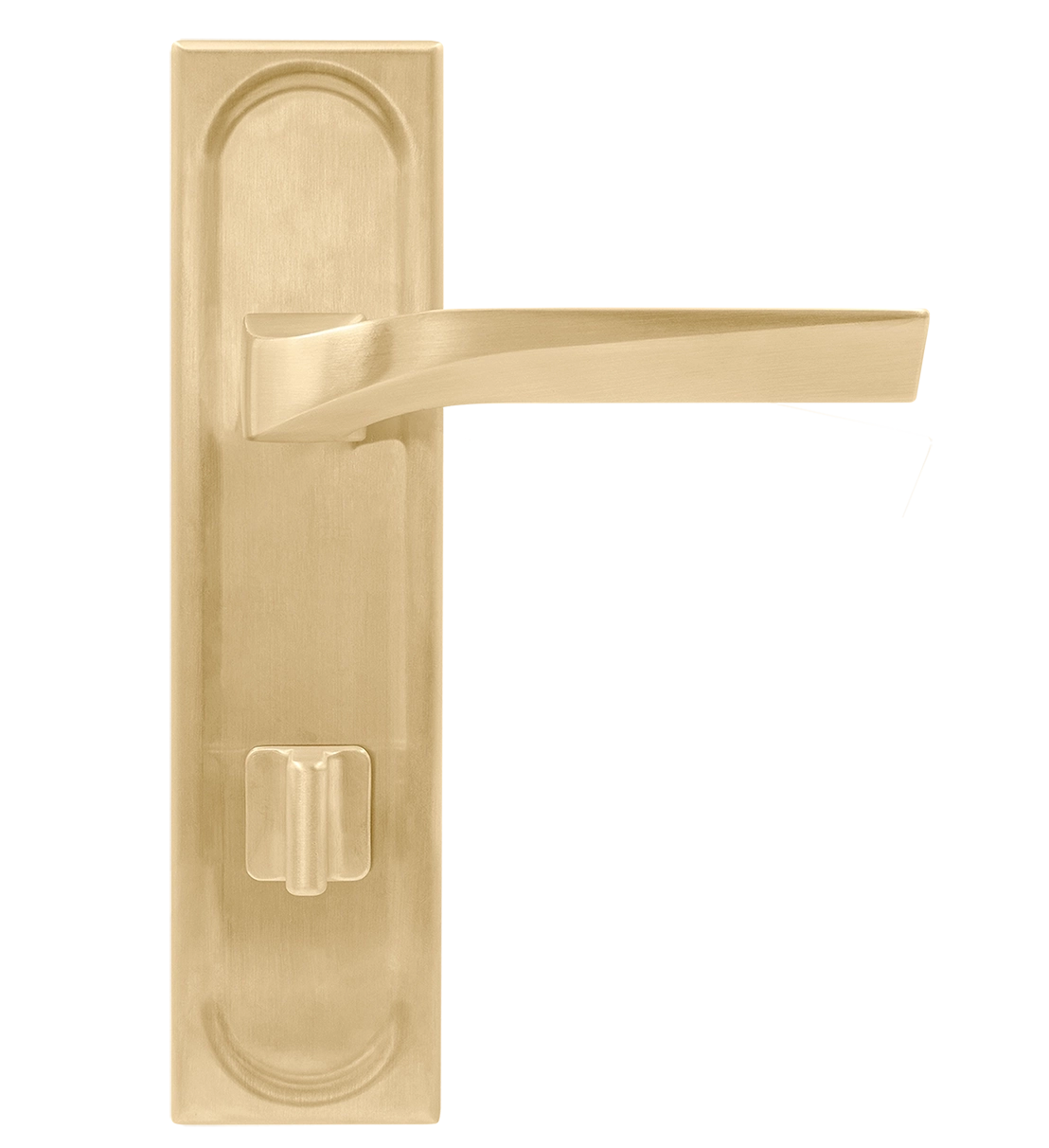 Ручка дверная WD CONCERT HALL PLS WC AH на планке под сантехническую завертку, цвет Осенний мёд/Autumn Honey фото купить в Твери