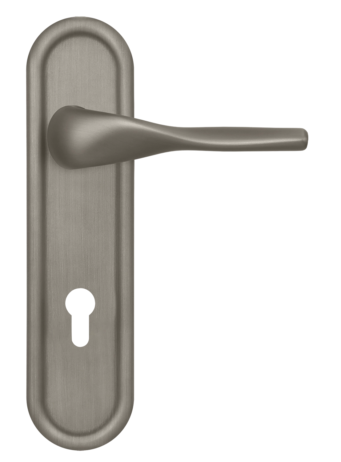 Ручка дверная LVB PLR KH SMI на планке под ключевой цилиндр, цвет Весенняя дымка/Spring Mist фото купить Тверь