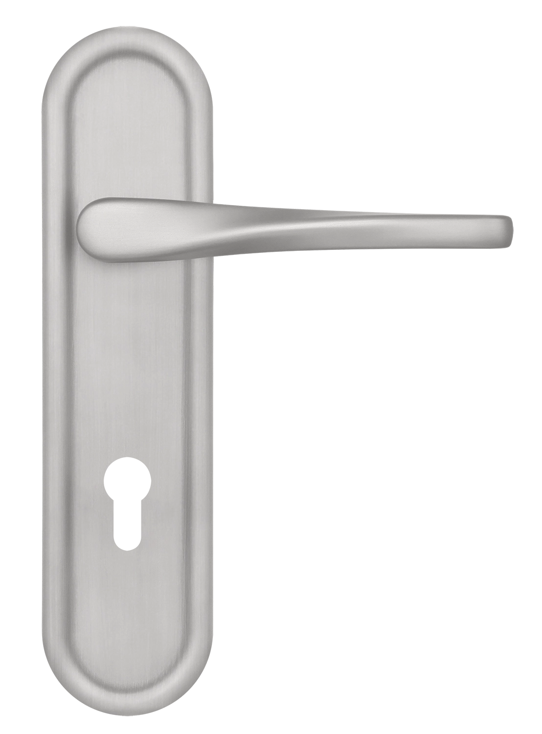 Ручка дверная THE OLYMPICS PLR KH SSW на планке под ключевой цилиндр, цвет Стокгольмский снегопад/Stockholm Snowfall фото купить Тверь