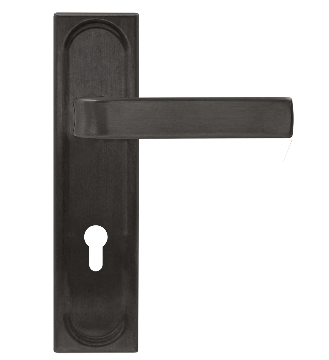 Ручка дверная THE BUS STATION PLS KH SST на планке под ключевой цилиндр, цвет Летняя гроза/Summer Storm фото купить Тверь