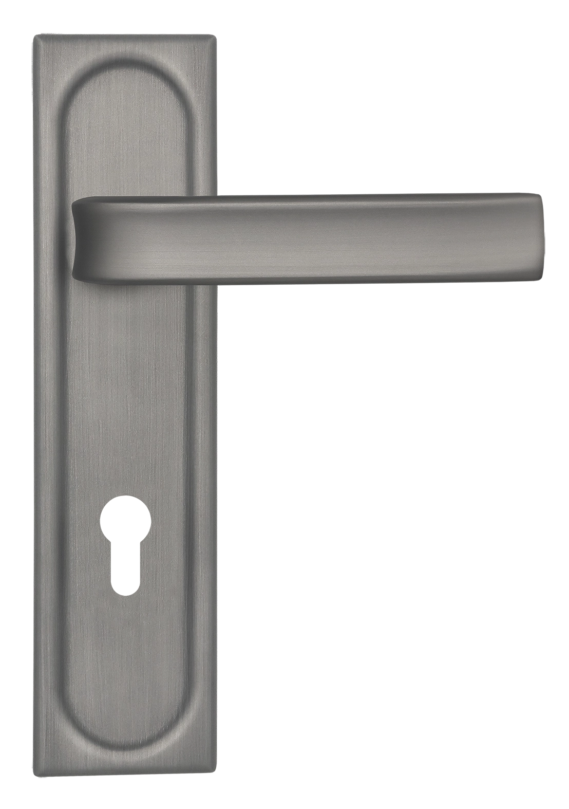 Ручка дверная THE BUS STATION PLS KH WF на планке под ключевой цилиндр, цвет Зимняя стужа/Winter Frost фото купить Тверь