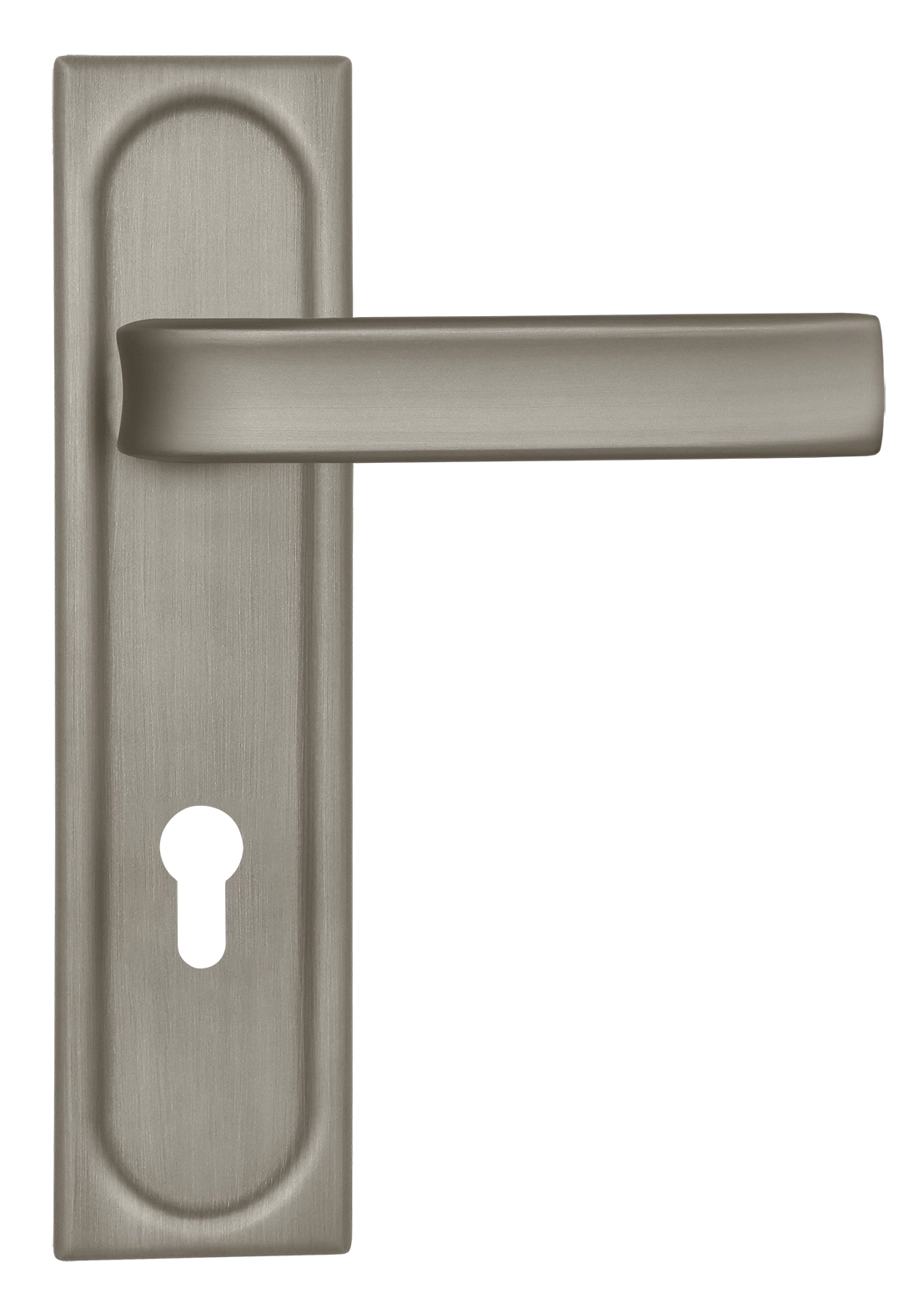 Ручка дверная THE BUS STATION PLS KH SMI на планке под ключевой цилиндр, цвет Весенняя дымка/Spring Mist фото купить Тверь