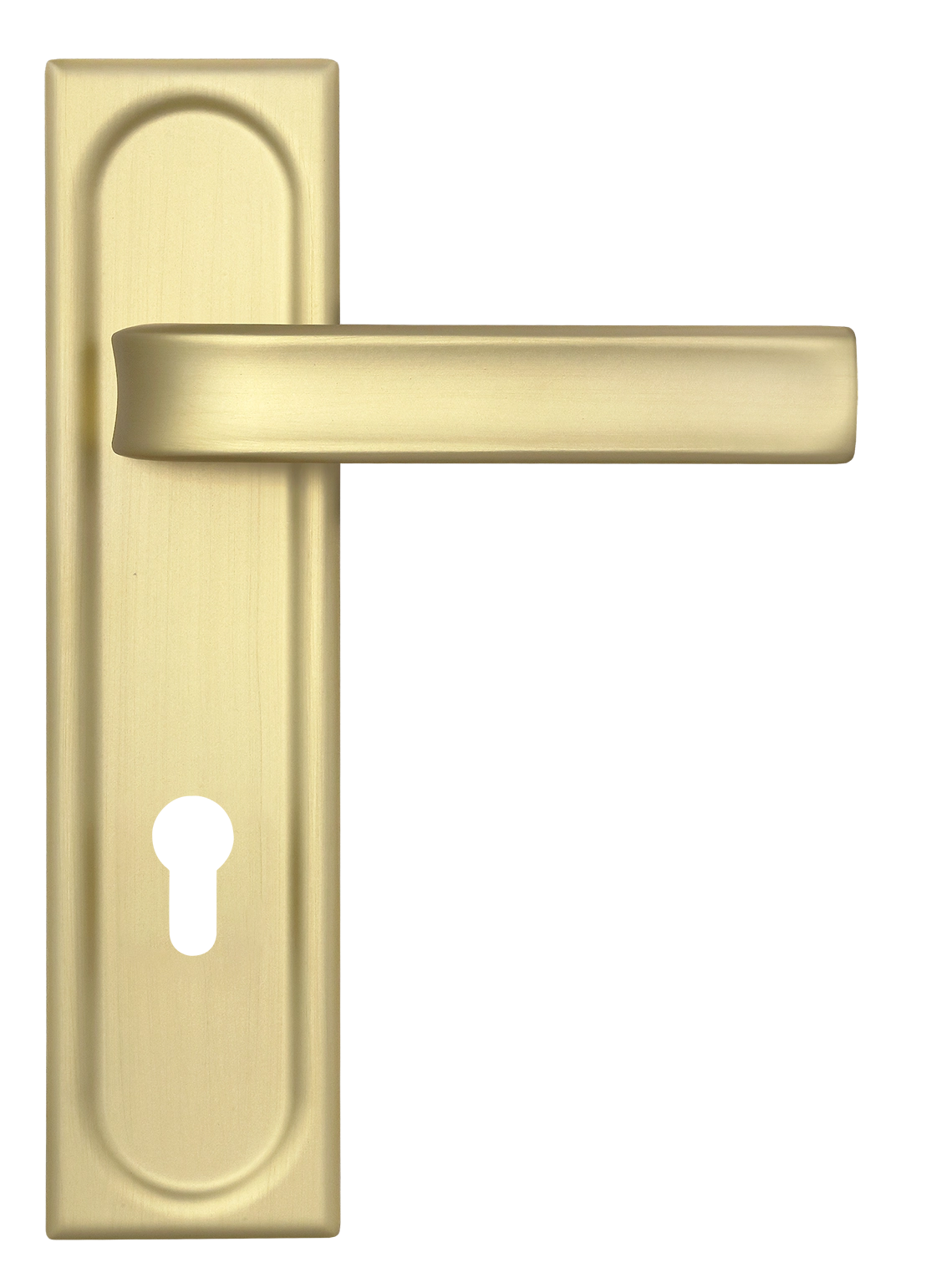 Ручка дверная THE BUS STATION PLS KH AH на планке под ключевой цилиндр, цвет Весенняя дымка/Spring Mist фото купить Тверь