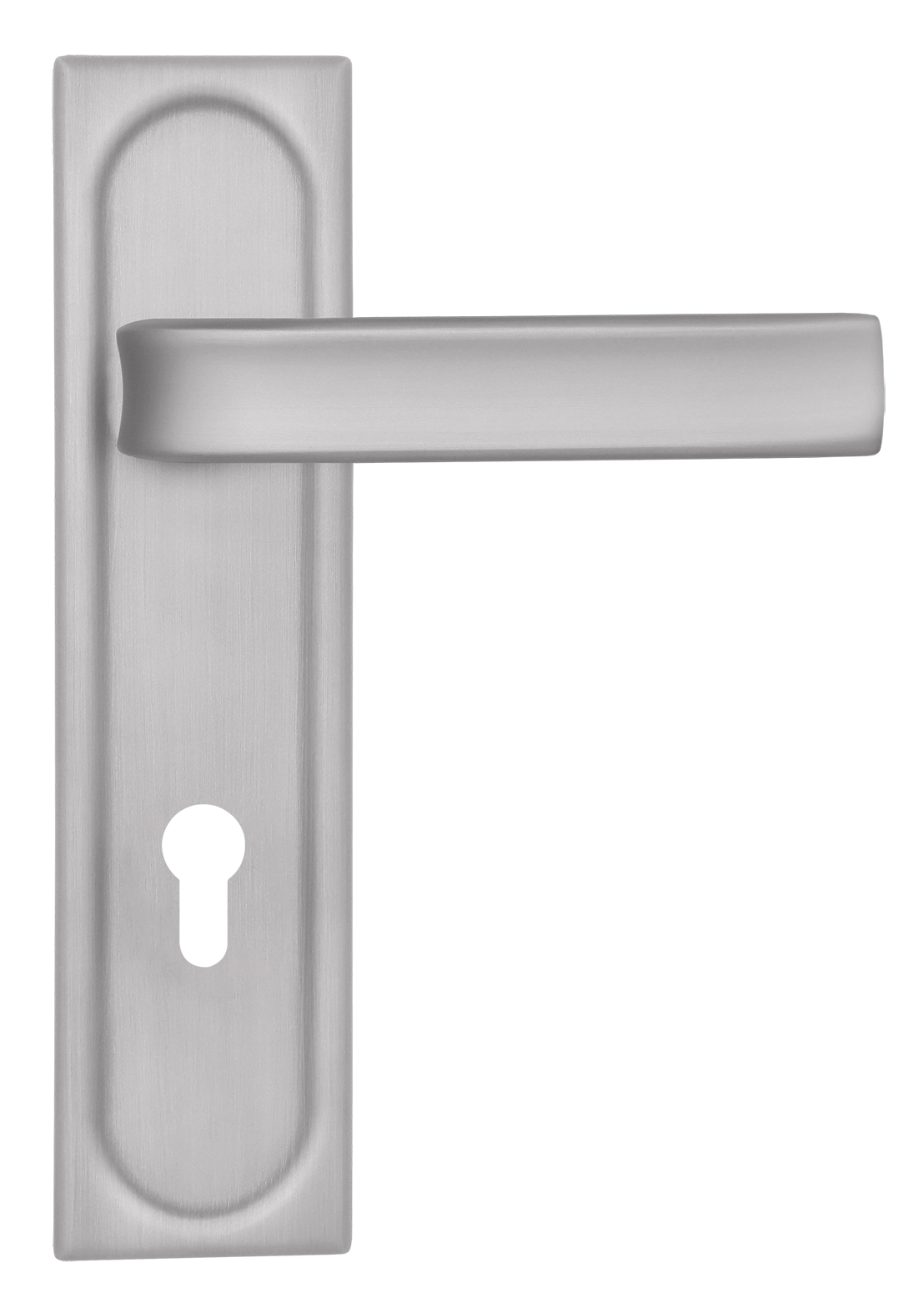 Ручка дверная THE BUS STATION PLS KH SSW на планке под ключевой цилиндр, цвет Стокгольмский снегопад/Stockholm Snowfall фото купить Тверь