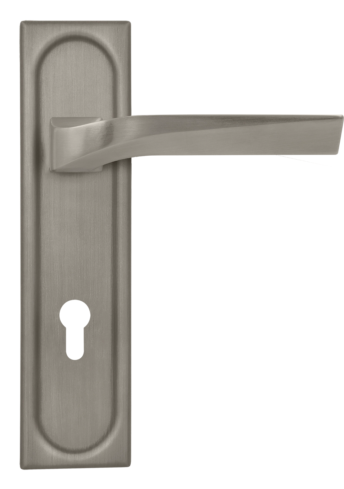 Ручка дверная WD CONCERT HALL PLS KH SMI на планке под ключевой цилиндр, цвет Весенняя дымка/Spring Mist фото купить Тверь