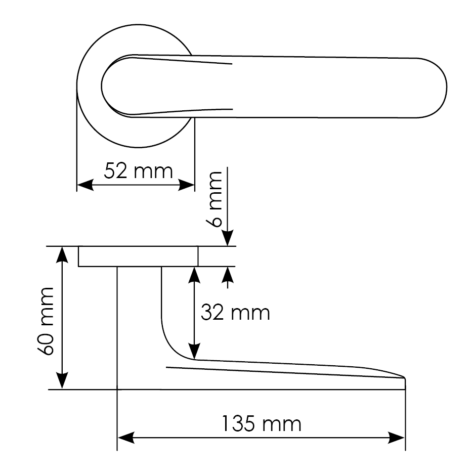 Комплект дверных ручек MH-59-R6 BL с заверткой MH-WC-R6 BL + магнитный замок M1895 BL, цвет черный фотомореллиТверь