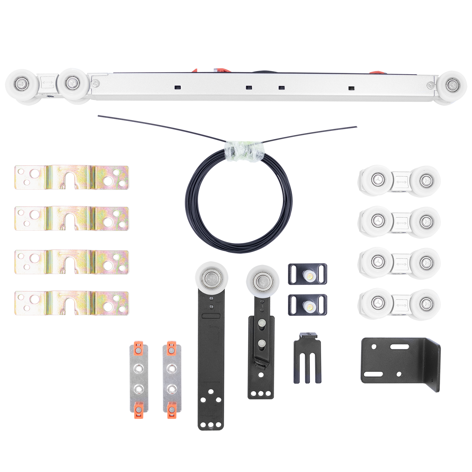 SET-TS 3+1, комплект системы TS для раздвижных дверей на 4 полотна (3 подвижных и 1 стационарное) фото купить Тверь