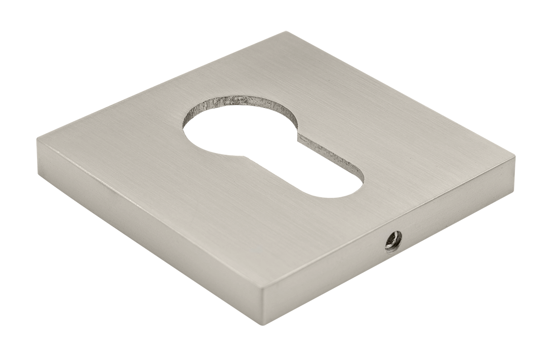 Накладка на замок MH-KH-S6 MSN под евроцилиндр, цвет матовый хром фото купить Тверь