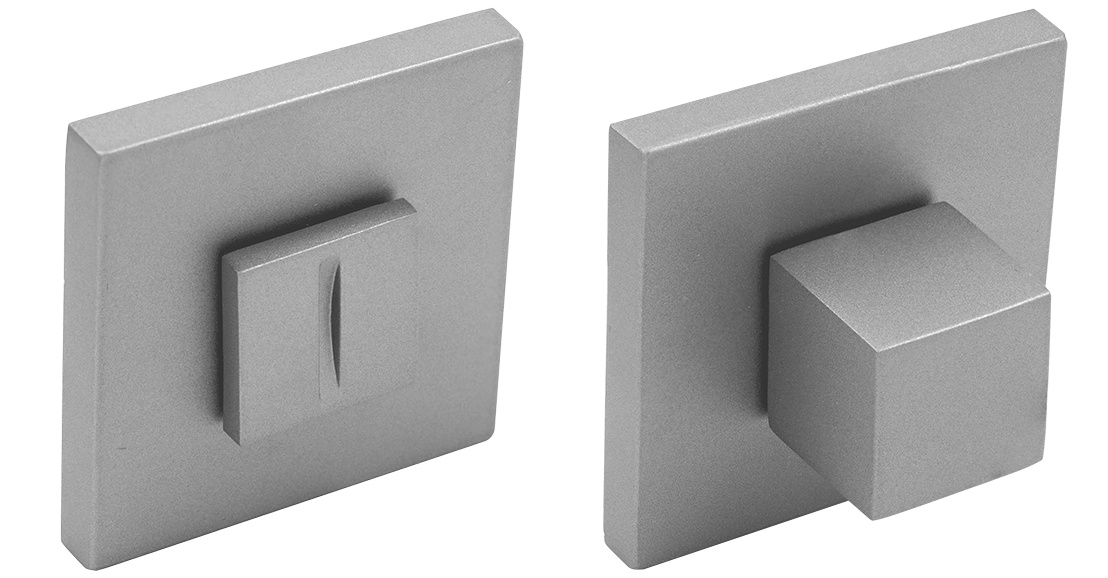 Завертка сантехническая MH-WC-S6 ASC на квадратной розетке цвет анодированный матовый хром, ЦАМ фото купить Тверь