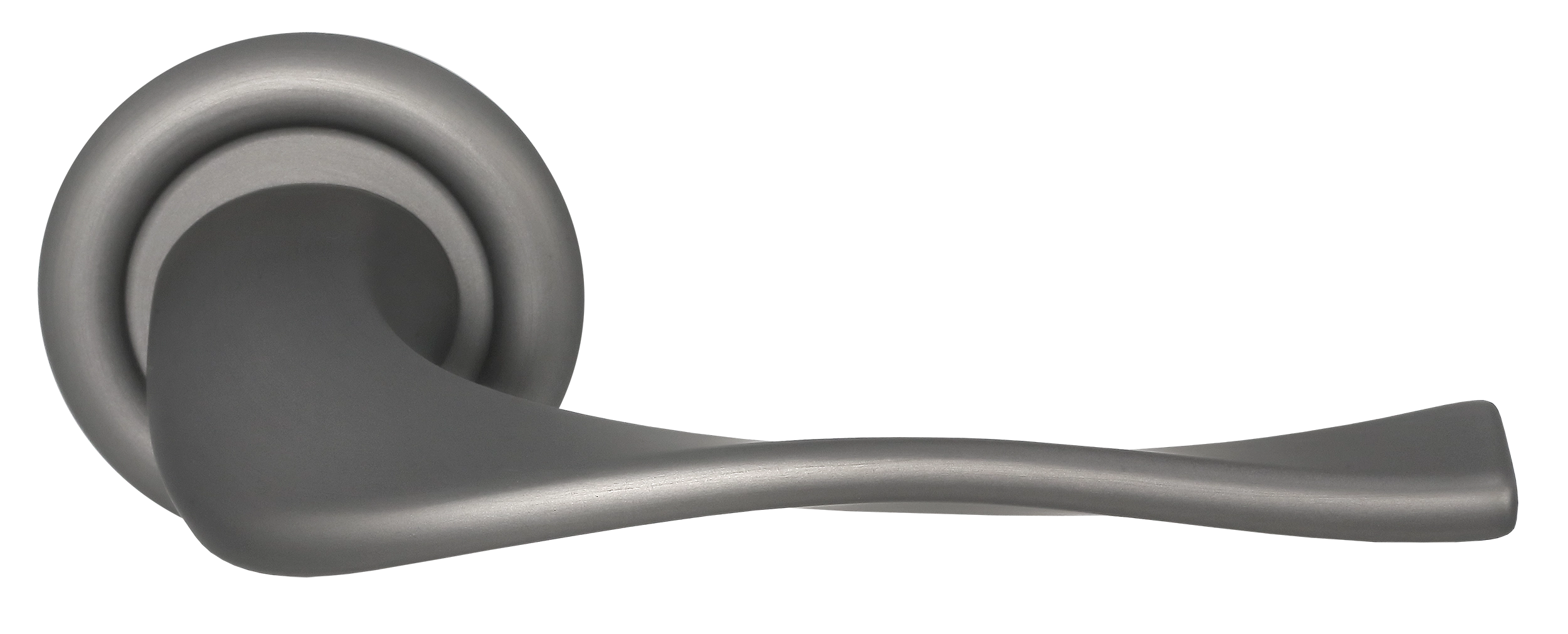 Ручка дверная SKYSCRAPER R7 WF на круглой розетке, цвет Зимняя стужа/Winter Frost фото купить Тверь