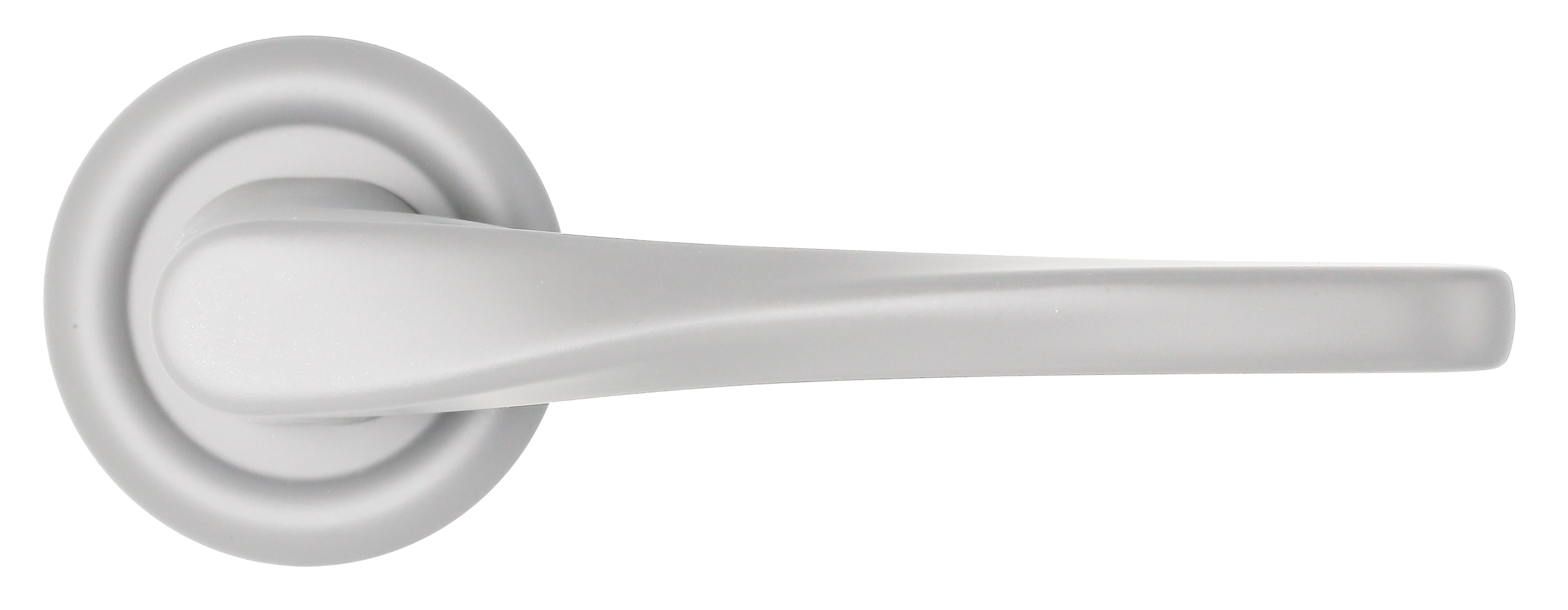 Ручка дверная THE OLYMPICS R7 SSW на круглой розетке, цвет Стокгольмский снегопад/Stockholm Snowfall фото купить в Твери