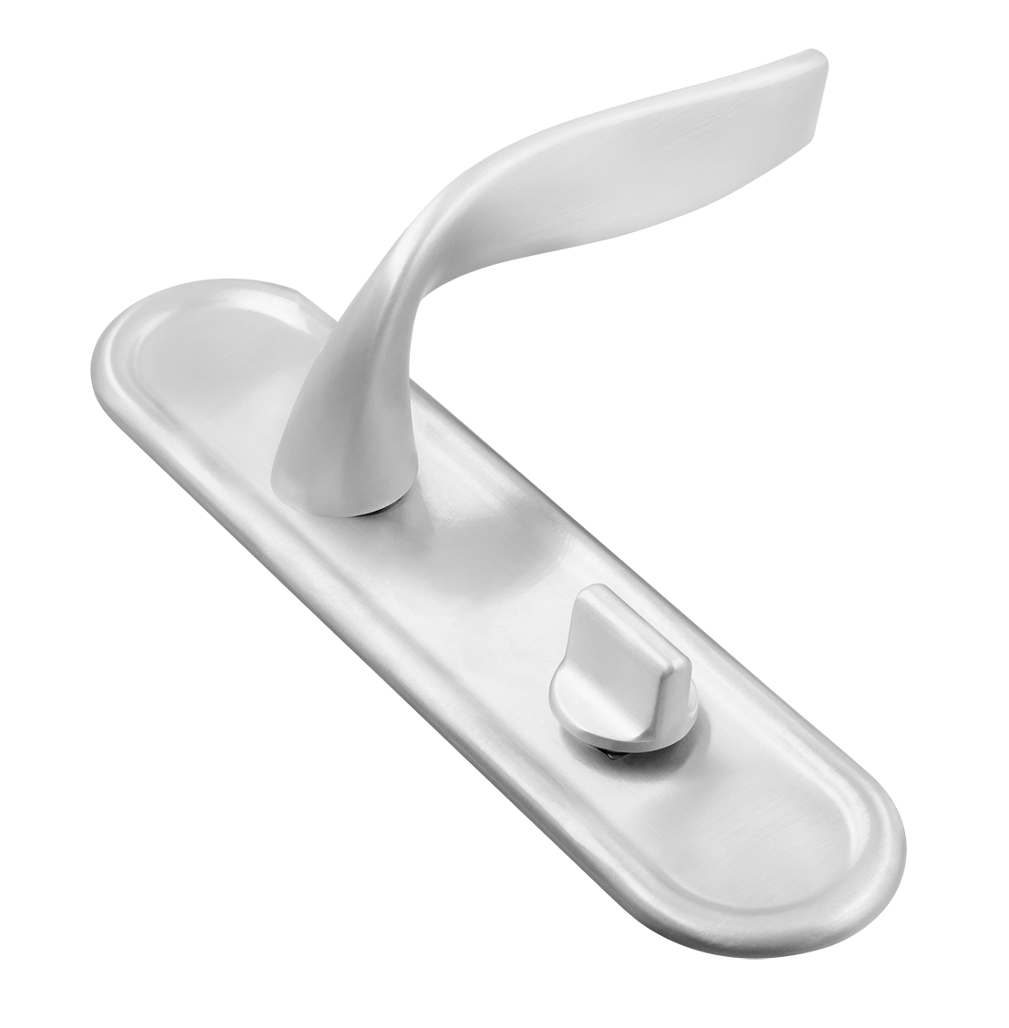 Ручка дверная SKYSCRAPER PLR SSW на планке, цвет Стокгольмский снегопад/Stockholm Snowfall фото купить Тверь