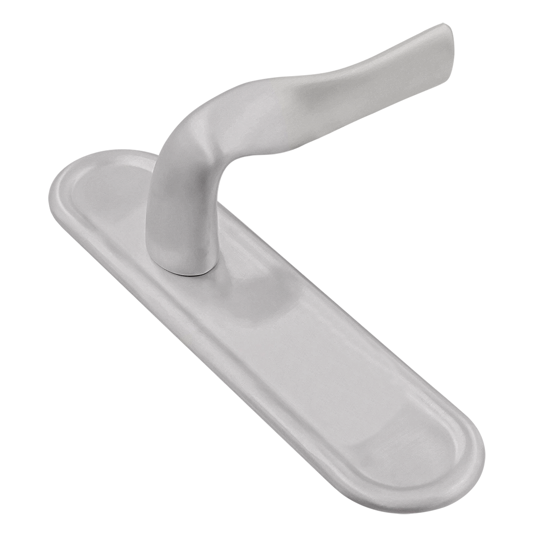 Ручка дверная LVB PLR SSW на планке, цвет Стокгольмский снегопад/Stockholm Snowfall фото купить Тверь