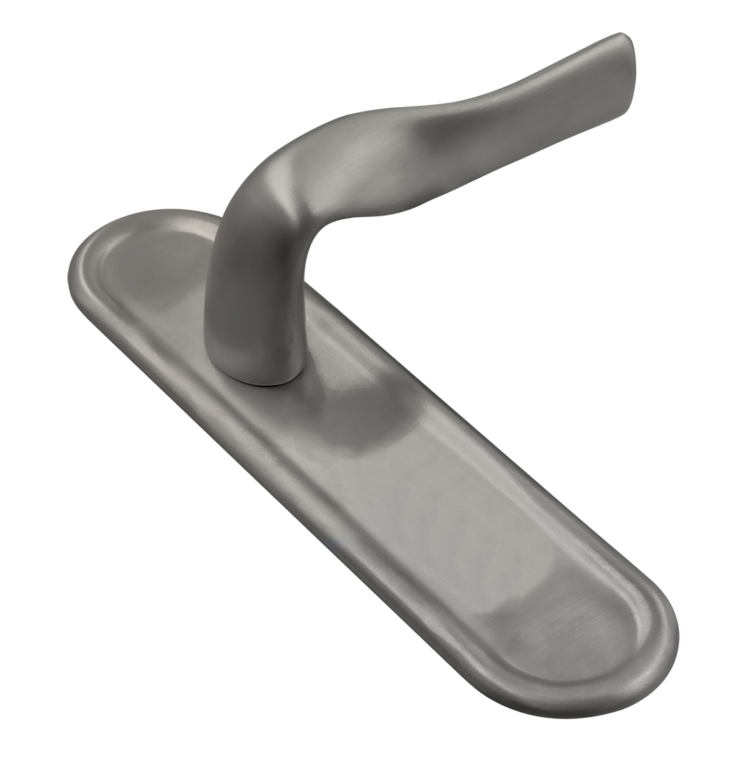 Ручка дверная LVB PLR WF на планке, цвет Зимняя стужа/Winter Frost фото купить Тверь