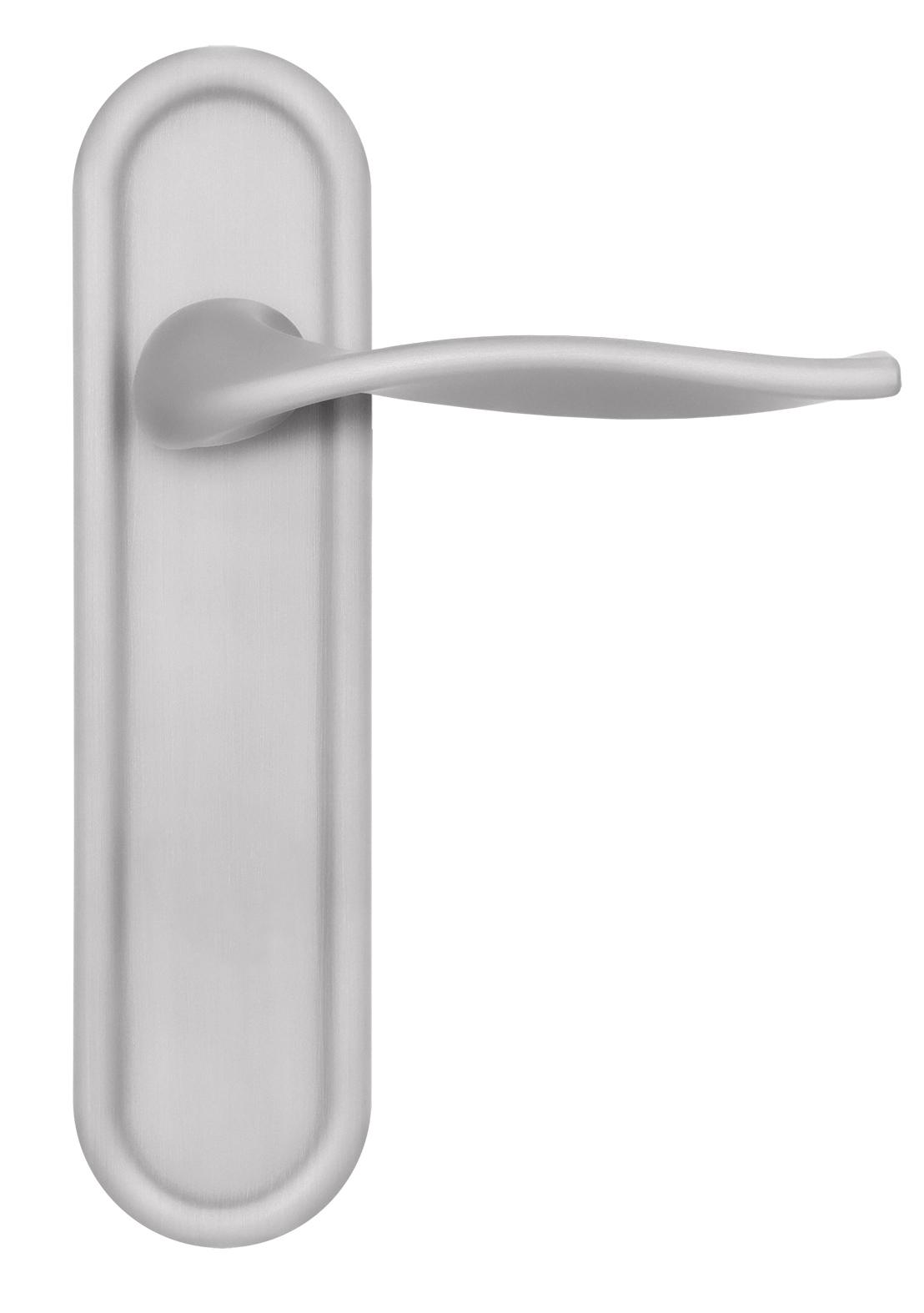 Ручка дверная SKYSCRAPER PLR SSW на планке, цвет Стокгольмский снегопад/Stockholm Snowfall фото купить в Твери